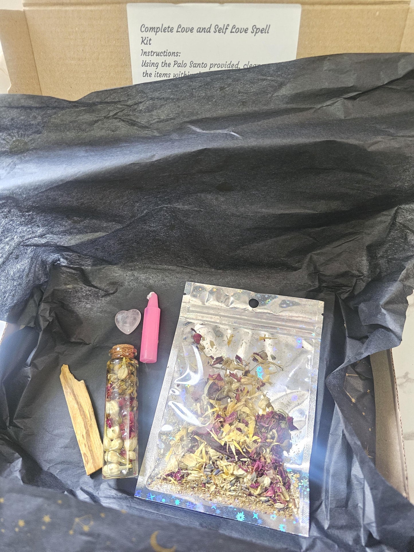 Elemental Intentions - Complete Love and Self Love Spell Kit